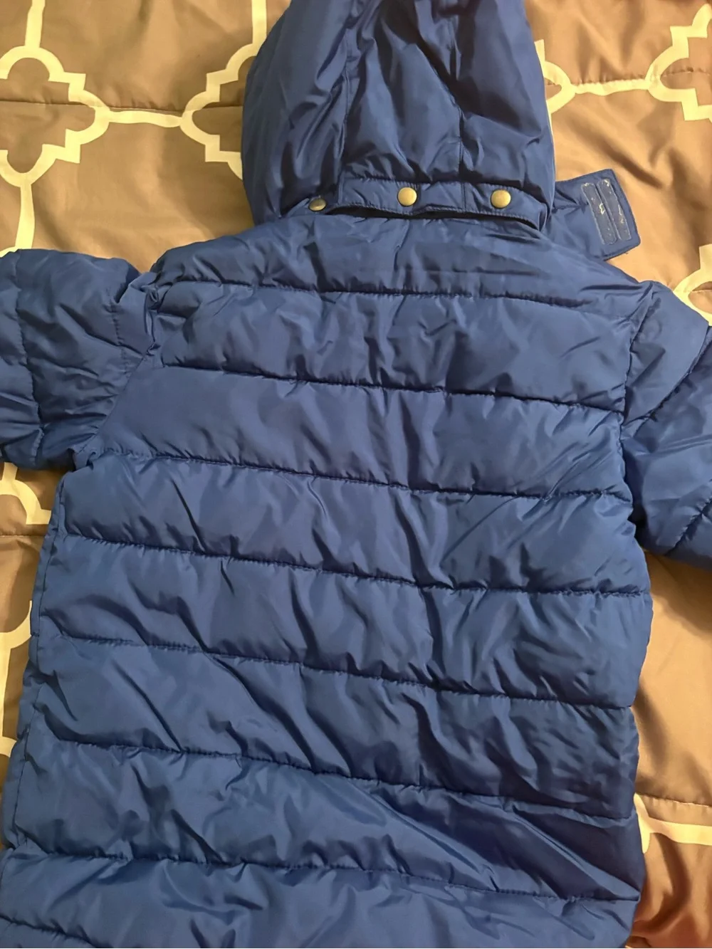 GAP Royal Blue Hooded Puffer Jacket for Kids